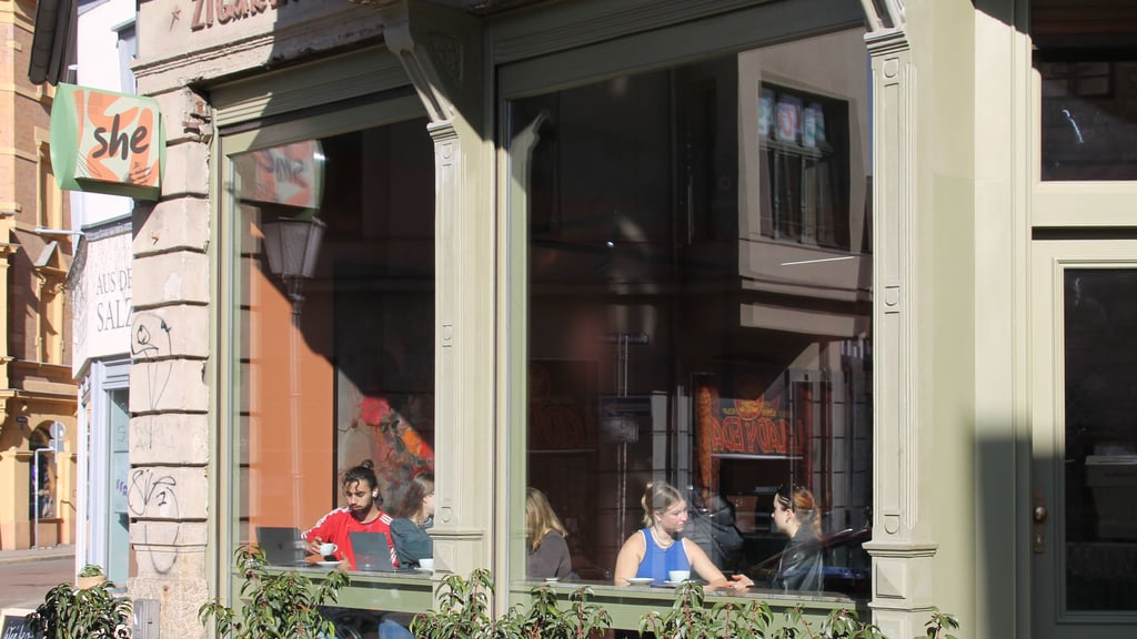 Das Café „she“ am Hallmarkt hatte am Donnerstag seinen Eröffnungstag. 