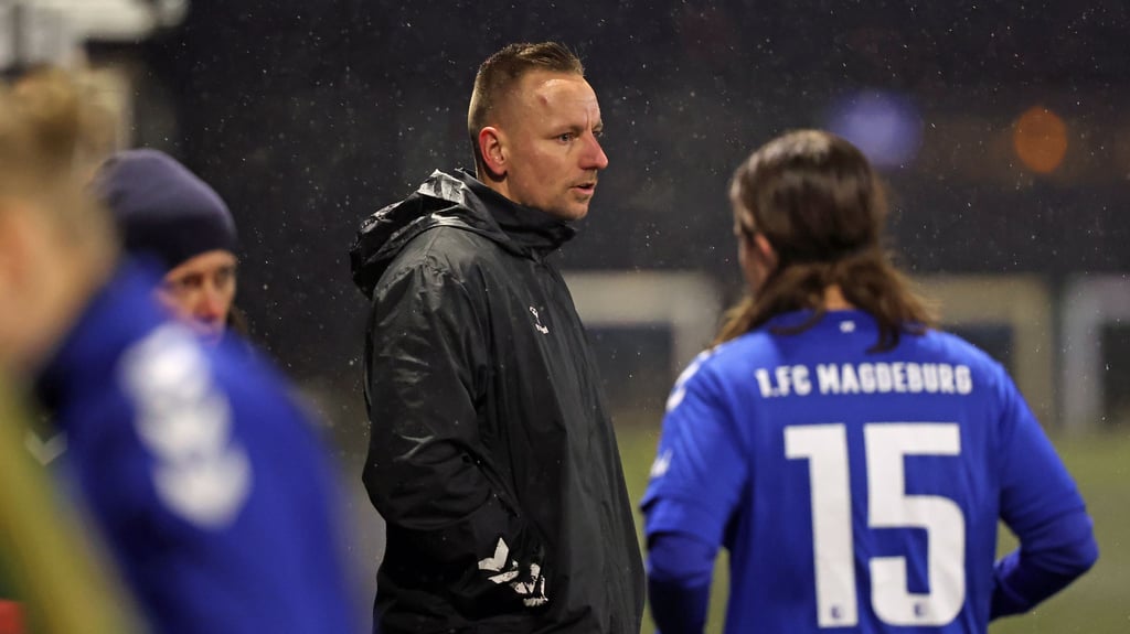 Nico Koch war mit dem Auftritt seiner Elf in Halle überaus zufrieden.