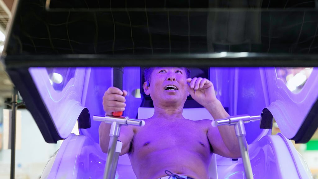 Menschen-Waschanlage.