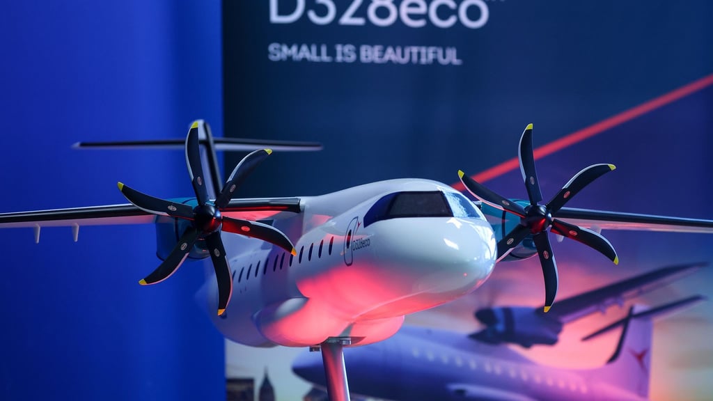 Regionalflugzeuge gelten auf kurzen Strecken als deutlich treibstoffsparender als große Jets (Archivbild)