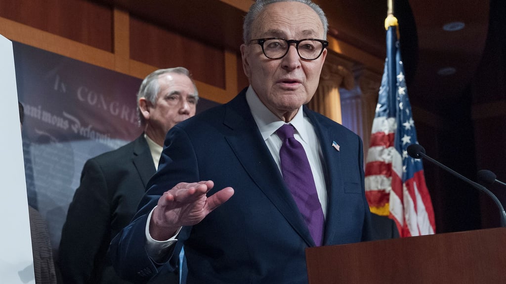 Der Minderheitsführer der Demokraten im Senat, Chuck Schumer, erhebt schwere Vorwürfe gegen das US-Justizministerium.
