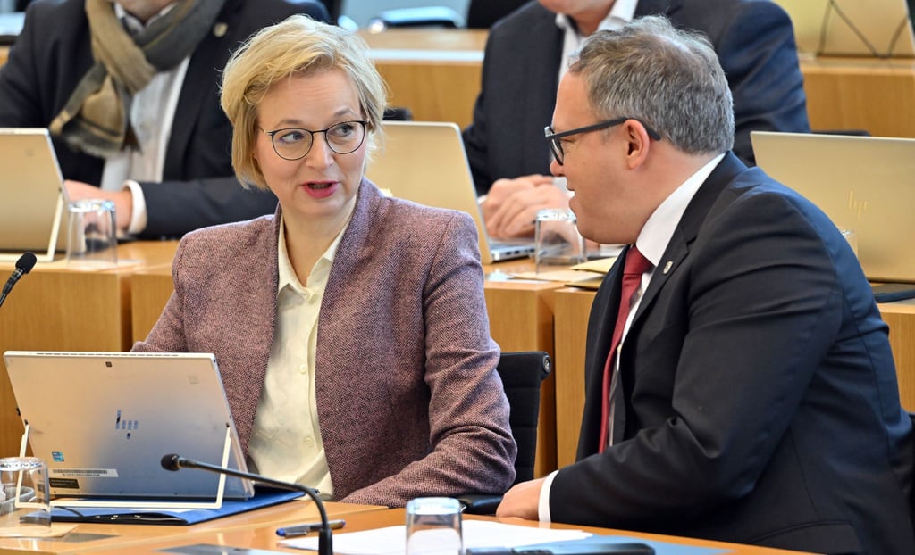 Die Einführung von Bürgerräten war ein Anliegen des BSW von Landesparteichefin Katja Wolf. Nun soll es losgehen. (Archivbild)