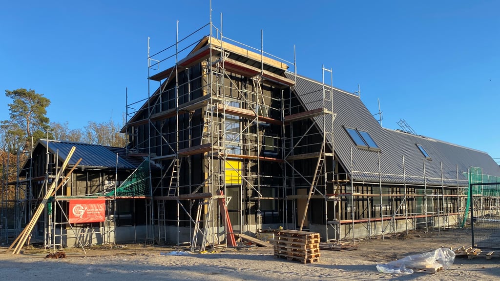 In Derben entsteht derzeit der Neubau der größten Kita der Gemeinde Elbe-Parey.