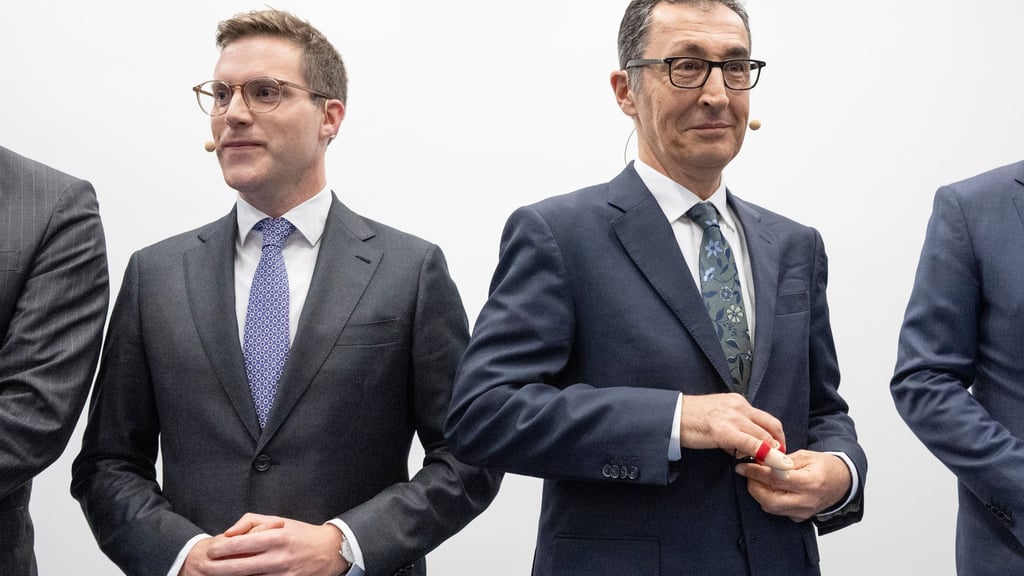 CDU-Spitzenkandidat Manuel Hagel oder Grünen-Frontmann Cem Özdemir? Wer nächster Ministerpräsident in Baden-Württemberg wird, ist einer neuen Umfrage zufolge so offen wie nie. (Archivbild)