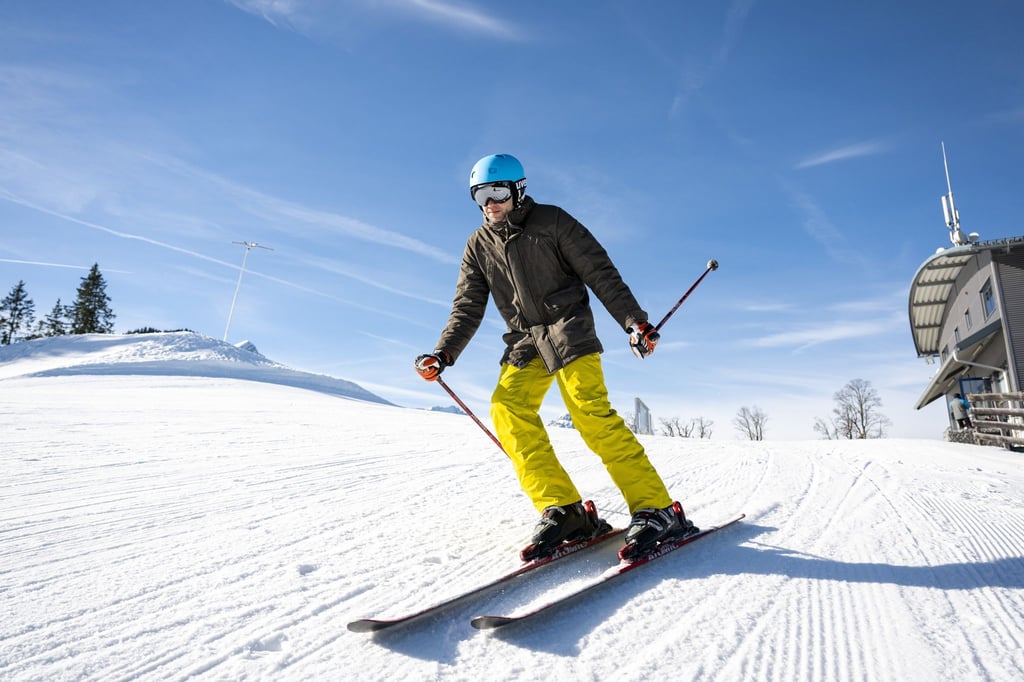 Carver, All-Mountain, Freeride – die Qual der Wahl: Für Piste, Gelände oder Tiefschnee gibt’s jeweils den passenden Ski.
