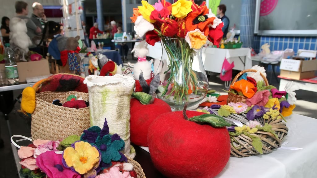 Schöne Sachen zum Schmücken oder Verschenken wird es wieder beim Oster-Kreativmarkt in Sangerhausen geben.