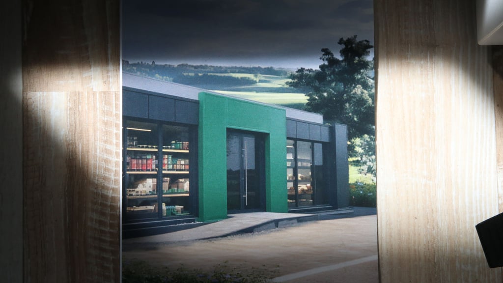 So könnte der neue Dorfladen in Hohenwarthe aussehen: Er hat immer geöffnet und funktioniert mit SB-Kassen.