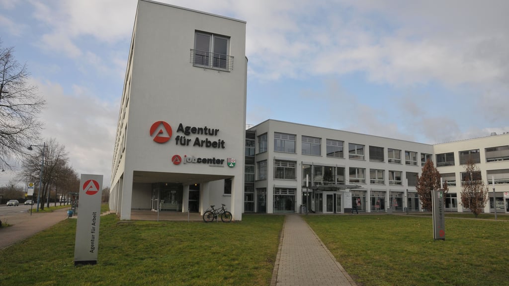 Blick auf die Arbeitsagentur in Sangerhausen.