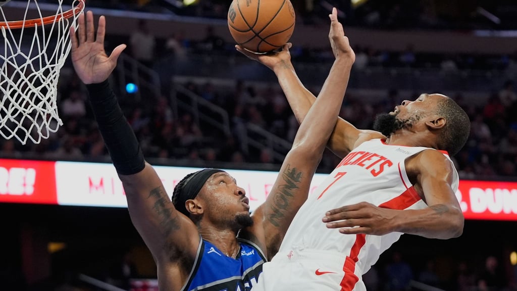 Kevin Durant erzielte 40 Punkte beim Comeback-Sieg der Rockets.