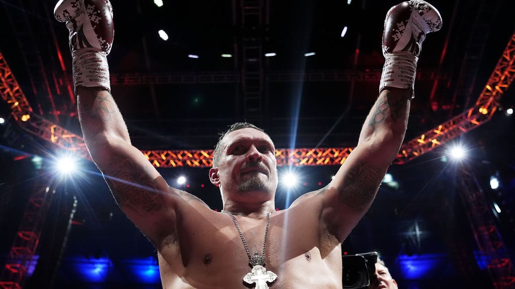 Oleksandr Usyk steigt im Mai in Ägypten in den Ring. (Archivbild)