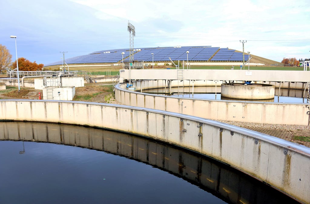 Das Klärwerk des Abwasserverbandes Köthen 