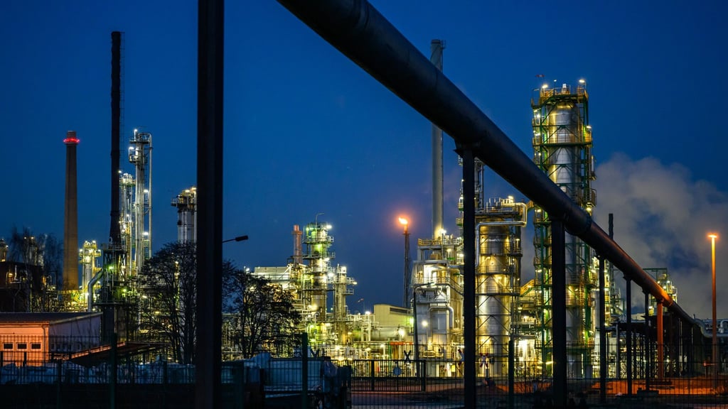 Wohin steuert die Ölraffinerie PCK im Nordosten Brandenburgs? (Archivbild)