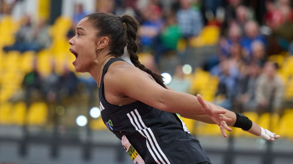 Im fünften Versuch stieß Yemisi Ogunleye in Dortmund ihre neue Bestweite.