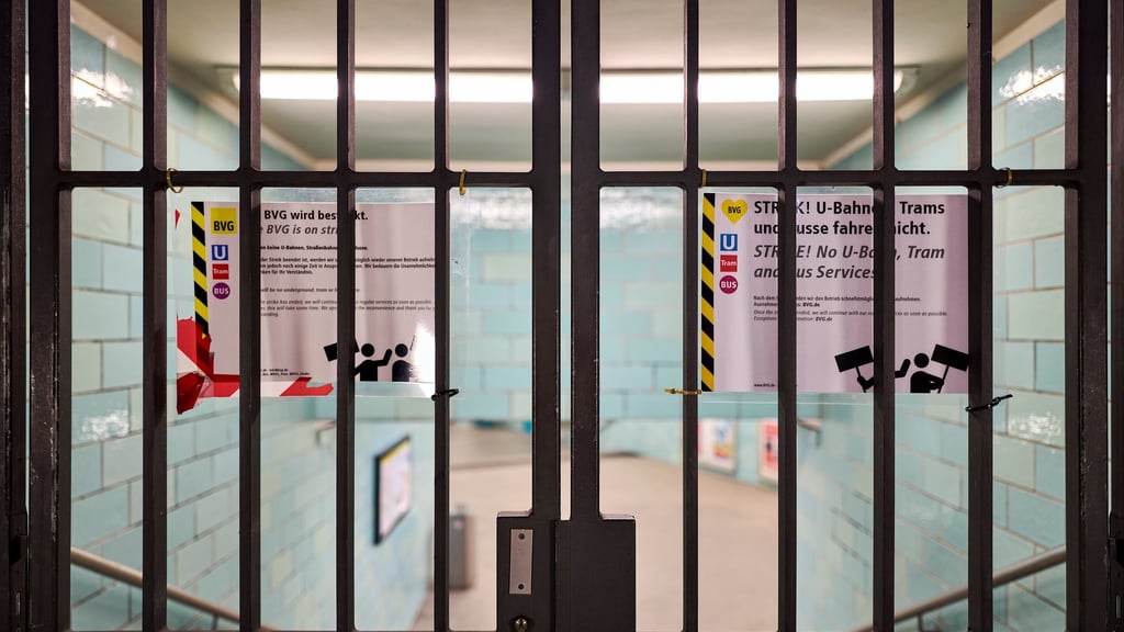 Die Gewerkschaft Verdi bestreikt für 48 Stunden den Berliner Nahverkehr.