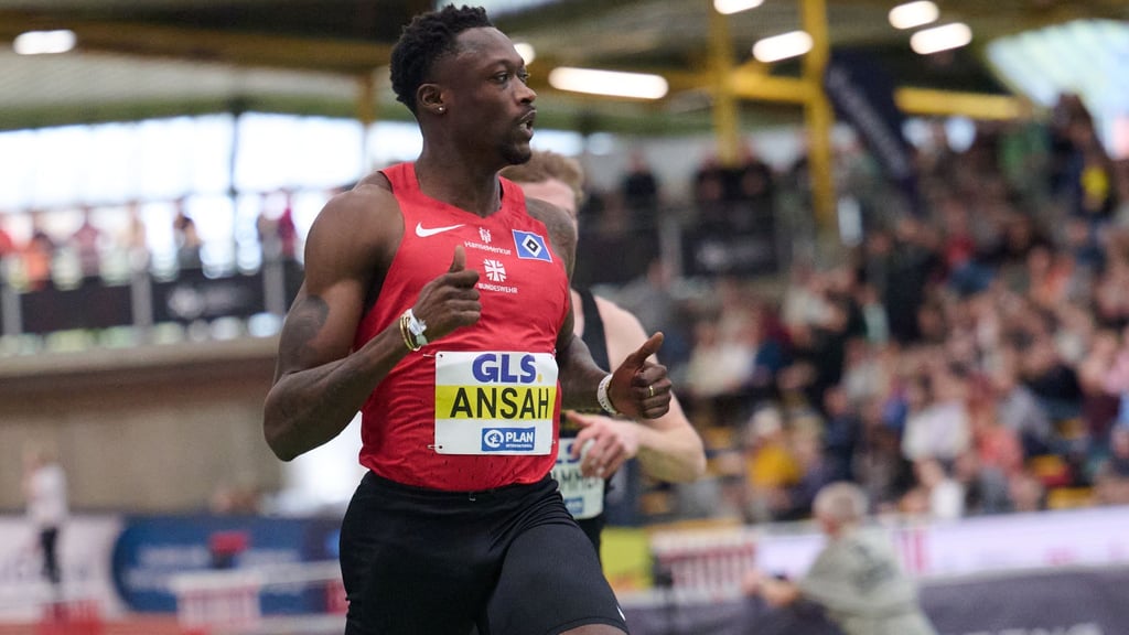 Owen Ansah sprintete zum Hallen-Titel über 60 Meter.