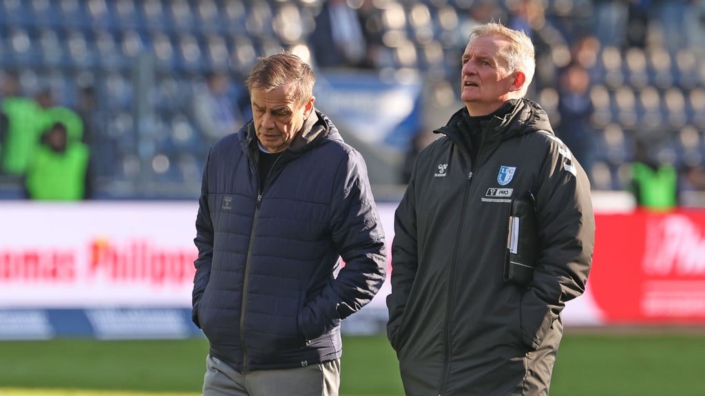 Sportchef Otmar Schork und Trainer Petrik Sander haben auch gegen den Karlsruher SC die Trendwende mit dem 1. FC Magdeburg verpasst.