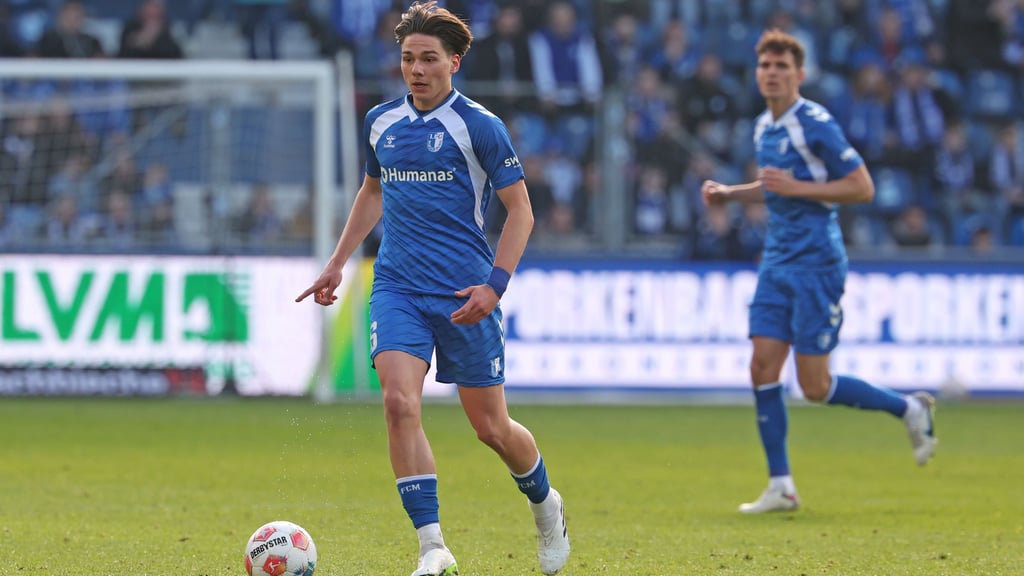 Dariusz Stalmach schoss das einzige Tor für den 1. FC Magdeburg beim Spiel gegen den Karlsruher SC.