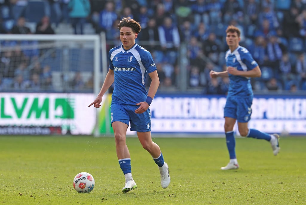 Dariusz Stalmach schoss das einzige Tor für den 1. FC Magdeburg beim Spiel gegen den Karlsruher SC.