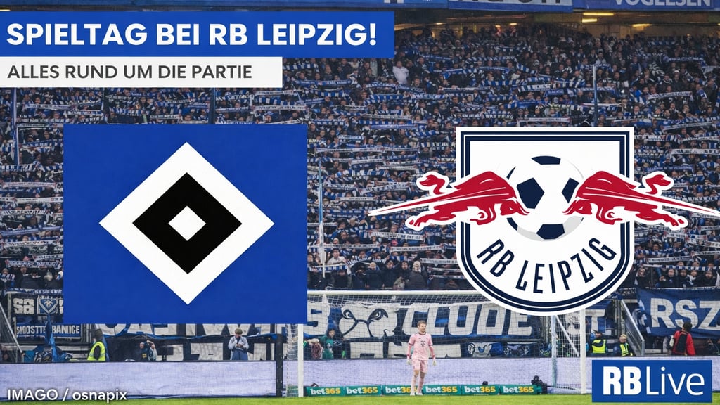 RB Leipzig ist in der Fußball-Bundesliga beim Hamburger SV zu Gast. Wer überträgt im Live-Stream und TV?