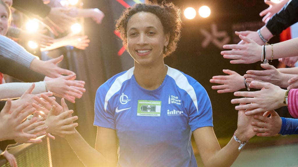 Malaika Mihambo wurde zum neunten Mal in Folge deutsche Hallenmeisterin.