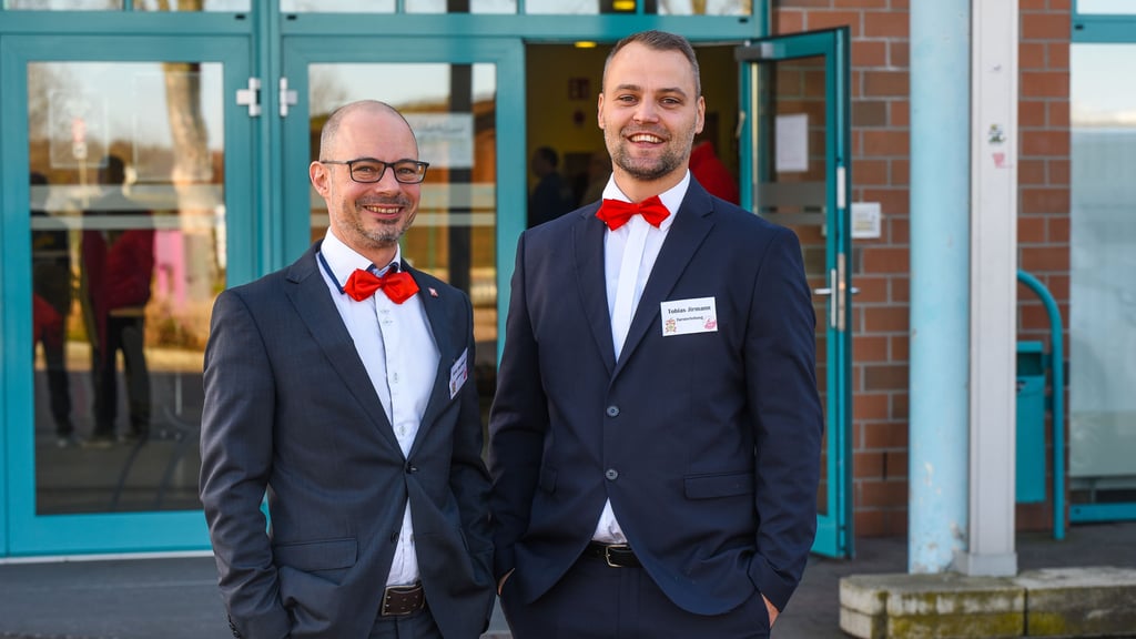 Turnierleitung Sven Herrmann  und Tobias Jirmann 