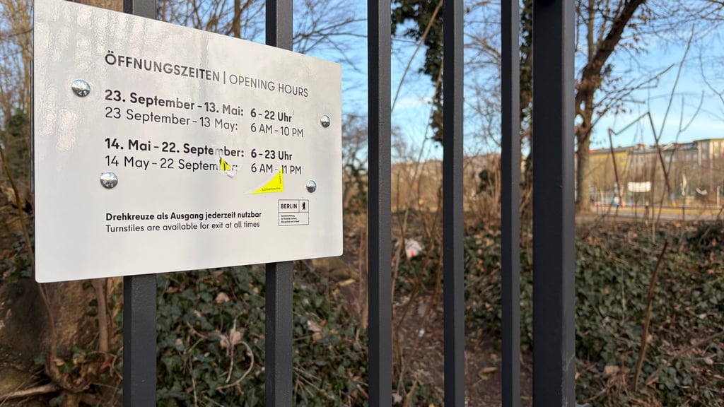 Der Görlitzer Park in Berlin-Kreuzberg wird ab dem 1. März nachts geschlossen.