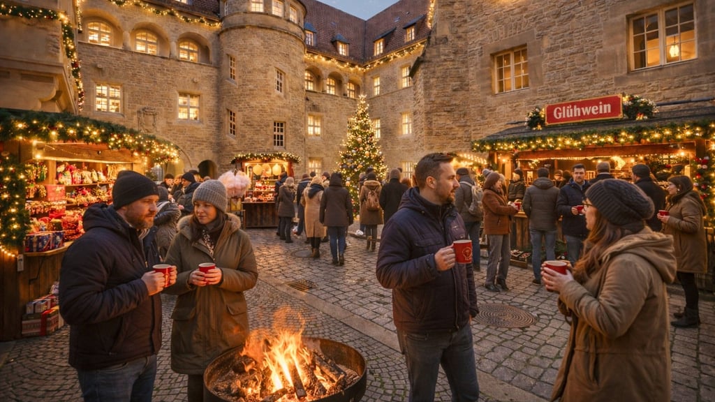 So oder so ähnlich könnte es aussehen  beim Advent in den Höfen in Zeitz - zumindest stellt es sich Künstliche Intelligenz so vor. Eigentlich nicht schlecht, oder? 