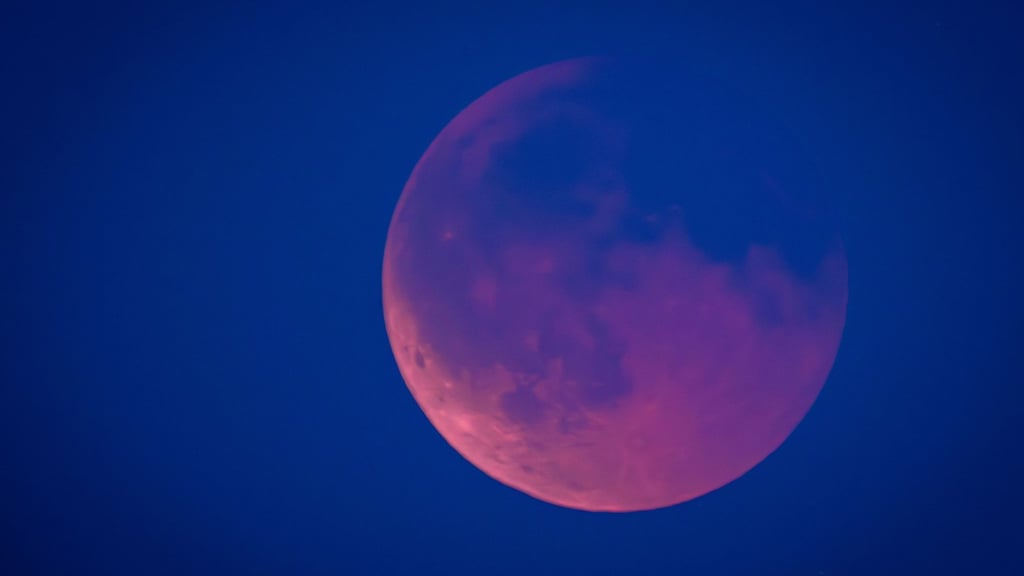 Es wird eine Mondfinsternis erwartet. (Archivbild)