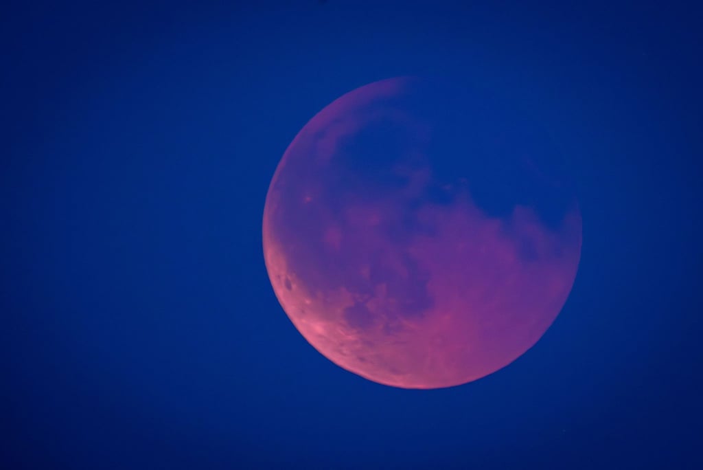 Es wird eine Mondfinsternis erwartet. (Archivbild)