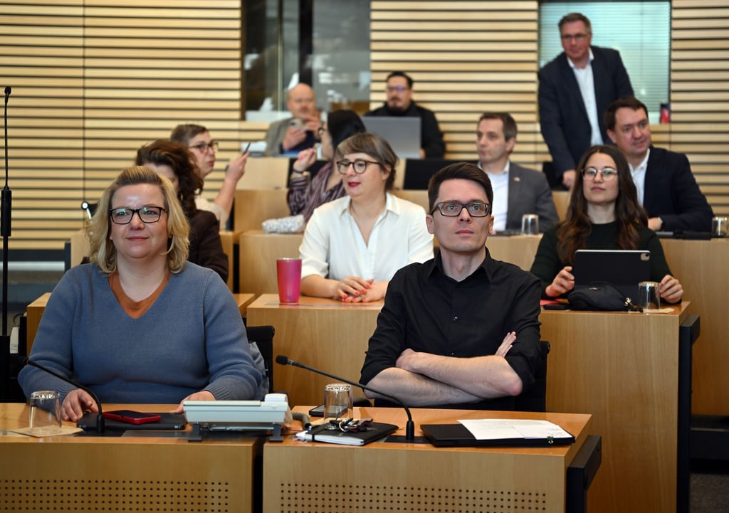Die Linke-Fraktion hatte eine Sondersitzung des Landtags beantragt, um über das Zalando-Aus in Erfurt zu sprechen.