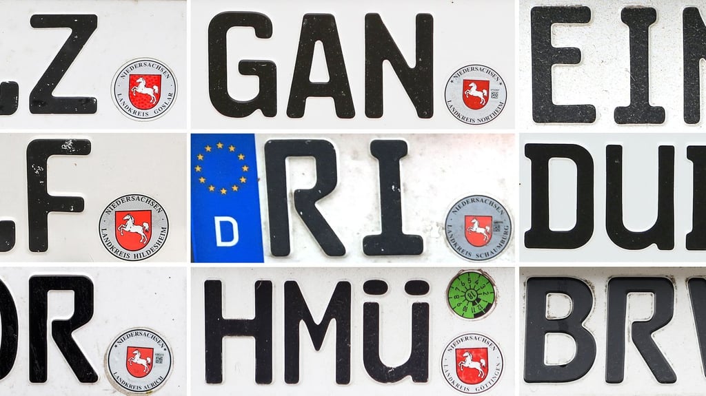Seit 2012 sind viele frühere Kennzeichenkürzel wieder möglich. (Archivbild)