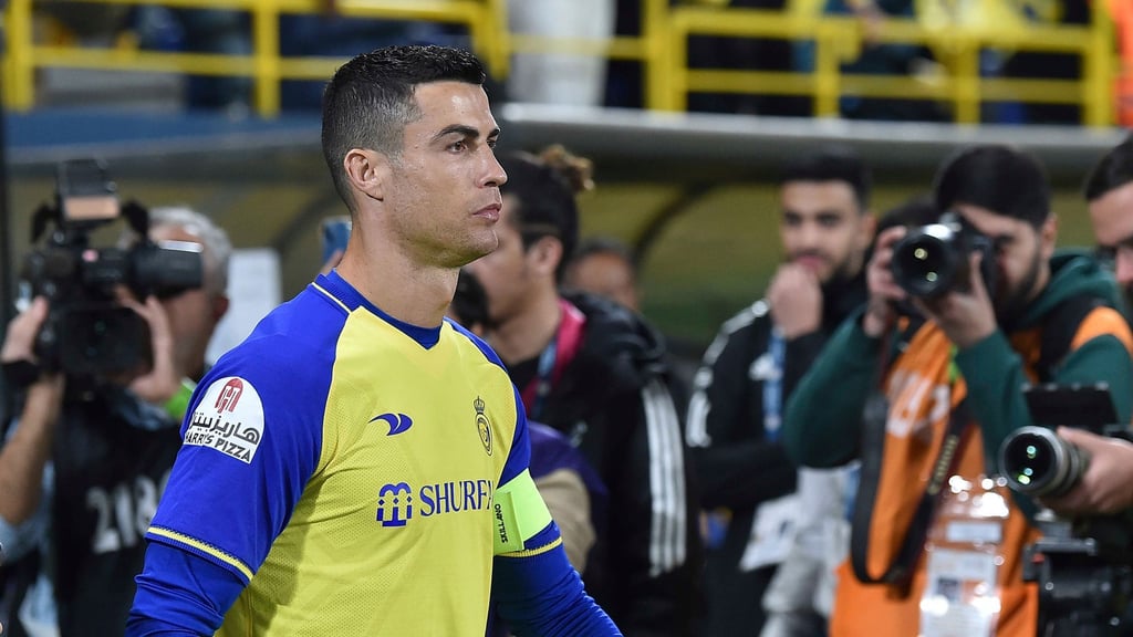 Cristiano Ronaldo sollte mit dem Team von Al Nassr eigentlich in Dubai spielen - die Begegnung wurde aus Sicherheitsgründen abgesetzt. (Archivbild)