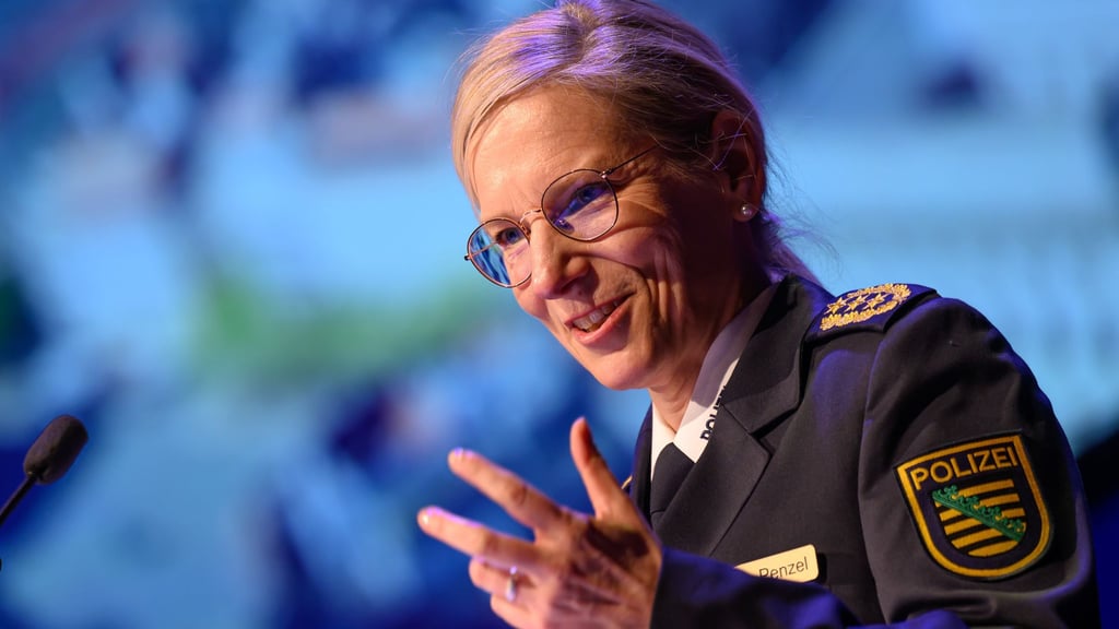 Laut Sonja Penzel, Inspekteurin der Polizei, sind israelische, jüdische oder amerikanische Einrichtungen in Sachsen aktuell nicht konkret gefährdet. (Archivbild)