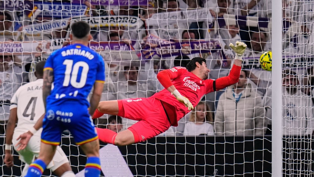 Das Tor von Getafes Martin Satriano (10) schockte Real Madrid.