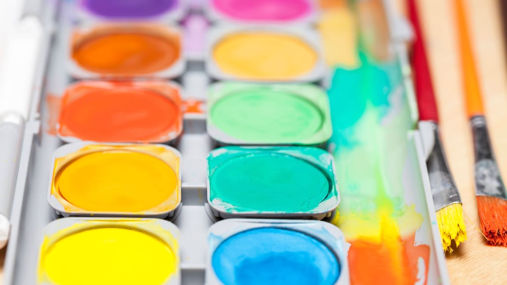 Der VEB Varia Mügeln lieferte seine Farbkästen auch in den Westen.