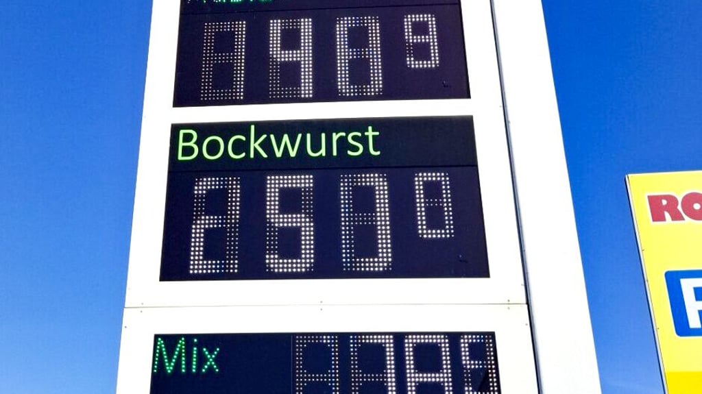 Immerhin der Bockwurstpreis ist in Merseburg noch stabil. 