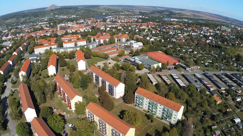In den Städten - im Foto Sangerhausen - wohnen in Mansfeld-Südharz mehr Menschen zur Miete als in einer eigenen Immobilie.
