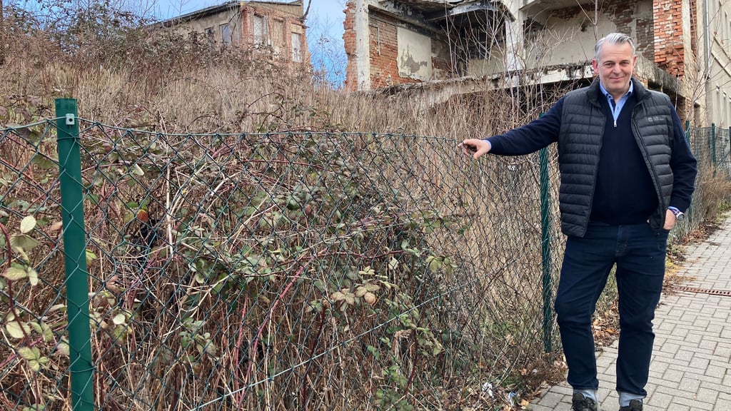 Kai Podezin leitet das Wohnbauprojekt am Weißenfelser Mühlberg.