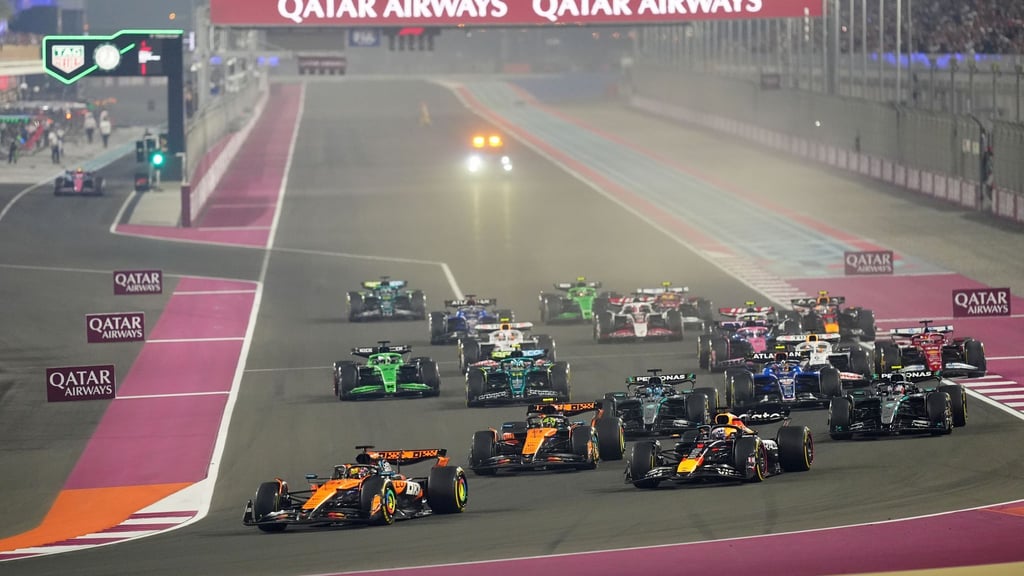 Auf dem Lusail International Circuit macht auch die Formel 1 Station. (Archivbild)