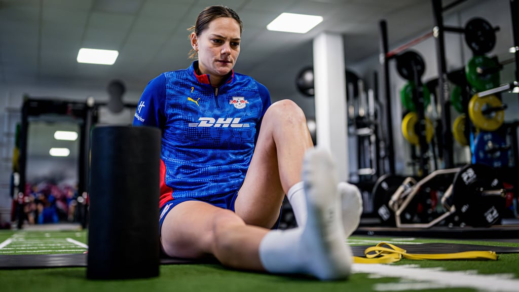 Schuften im Kraftraum fürs Comeback – bei einem anderen Verein: Giovanna Hoffmann