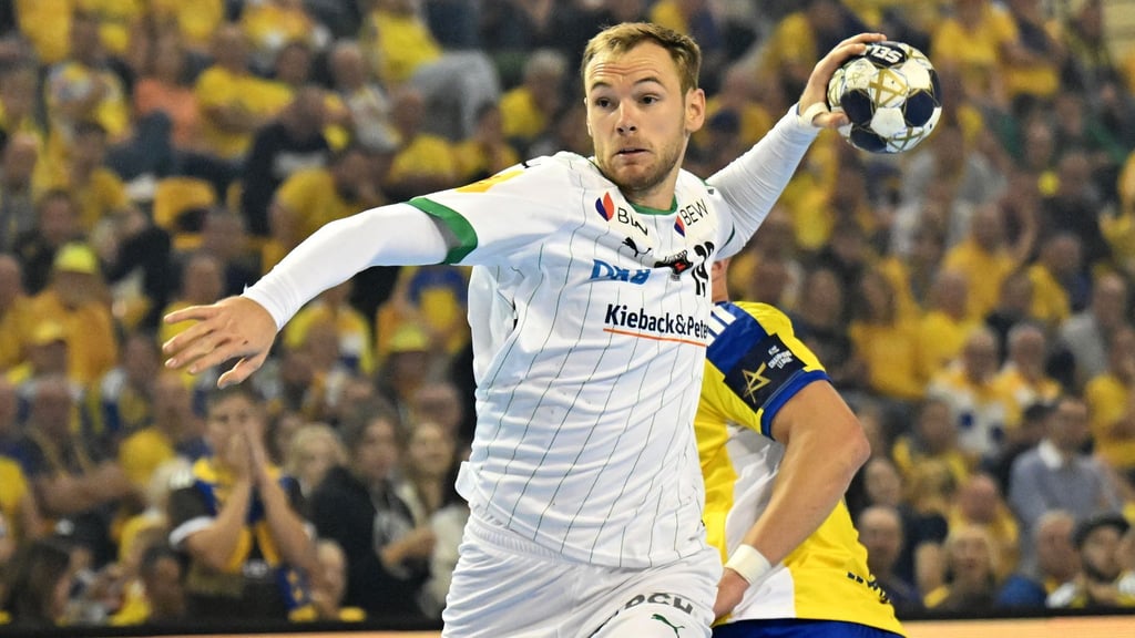 Welthandballer Mathias Gidsel war mit acht Toren bester Füchse-Schütze. (Archivbild)