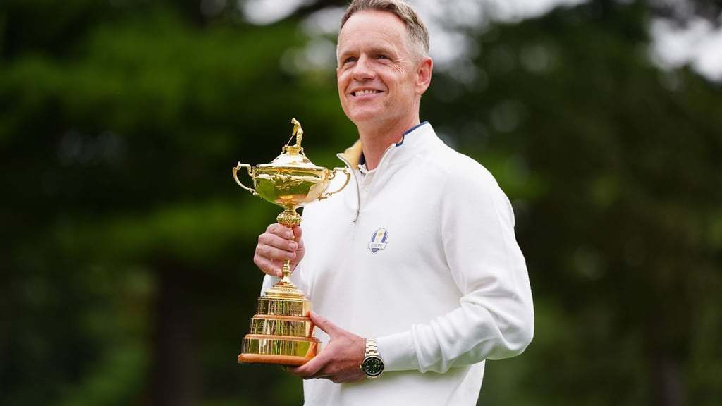 Luke Donald wird zum dritten Mal das Team Europa als Kapitän beim Ryder Cup betreuen. (Archivbild)