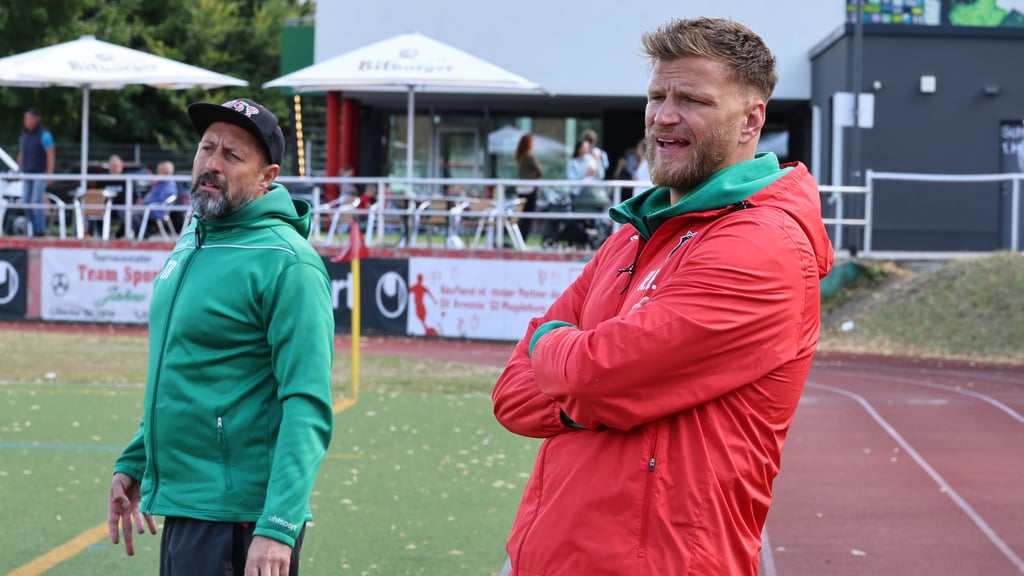 Robert Hoppe (r.) und Thomas Tietz sind im kommenden Duell bei Union Schönebeck wieder dabei.