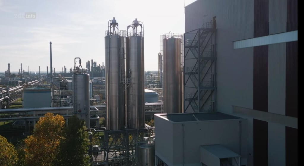 Die Leuna Werke in Sachsen-Anhaltwaren waren einst das größte Chemie-Unternehmen der DDR.