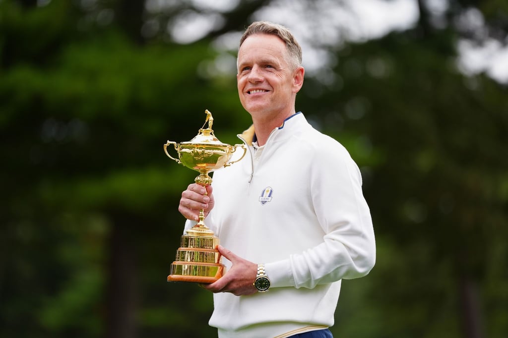 Luke Donald wird zum dritten Mal das Team Europa als Kapitän beim Ryder Cup betreuen. (Archivbild)