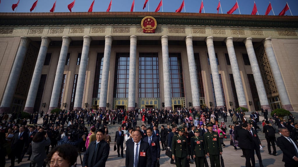 Beim Nationalen Volkskongress wird der Fünfjahresplan vorgestellt. (Symbolbild)