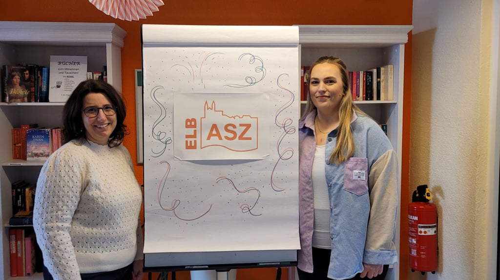 Claudia Goedecke (l.) und Isabell Blume arbeiten im ElbASZ - zuvor als ASZ Cracau bekannt. 