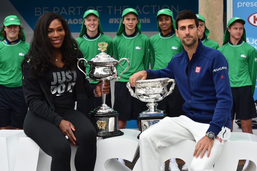 Serena Williams und Novak Djokovic gewannen 2016 jeweils den Titel bei den Australian Open. (Archivbild)
