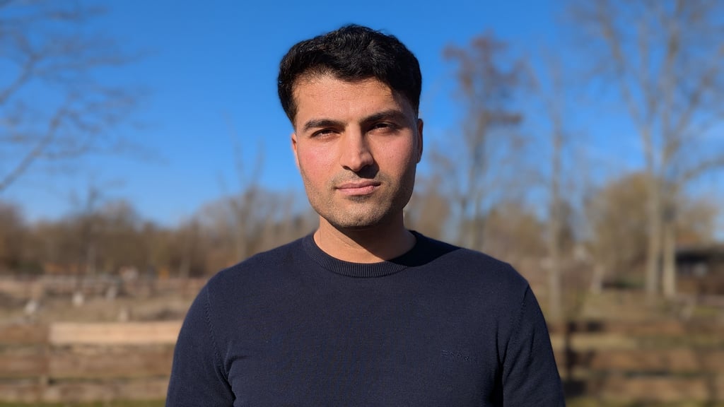 Sajad Bahadori wurde im Iran geboren und kam vor zehn Jahren nach Merseburg. Er hat sich mit seiner Firma Nikan Schweißtechnik selbstständig gemacht.