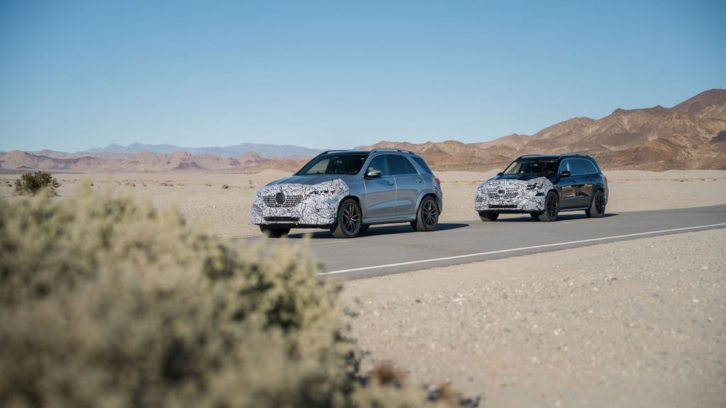 Überarbeitetes Exterieur: Neue Front- und Heckpartien verleihen GLE und GLS einen modernen Auftritt.